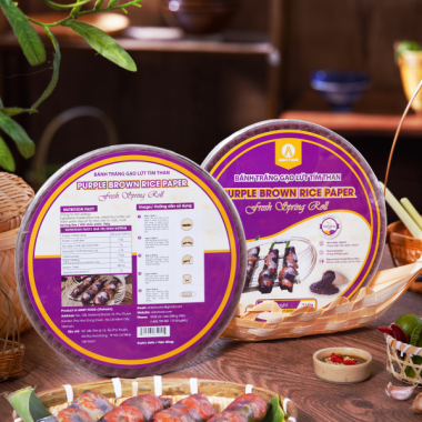 BÁNH TRÁNG GẠO LỨT TÍM THAN