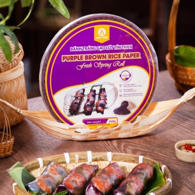 BÁNH TRÁNG GẠO LỨT TÍM THAN